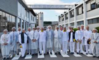 Varios trabajadores de Nestlé de La Penilla.