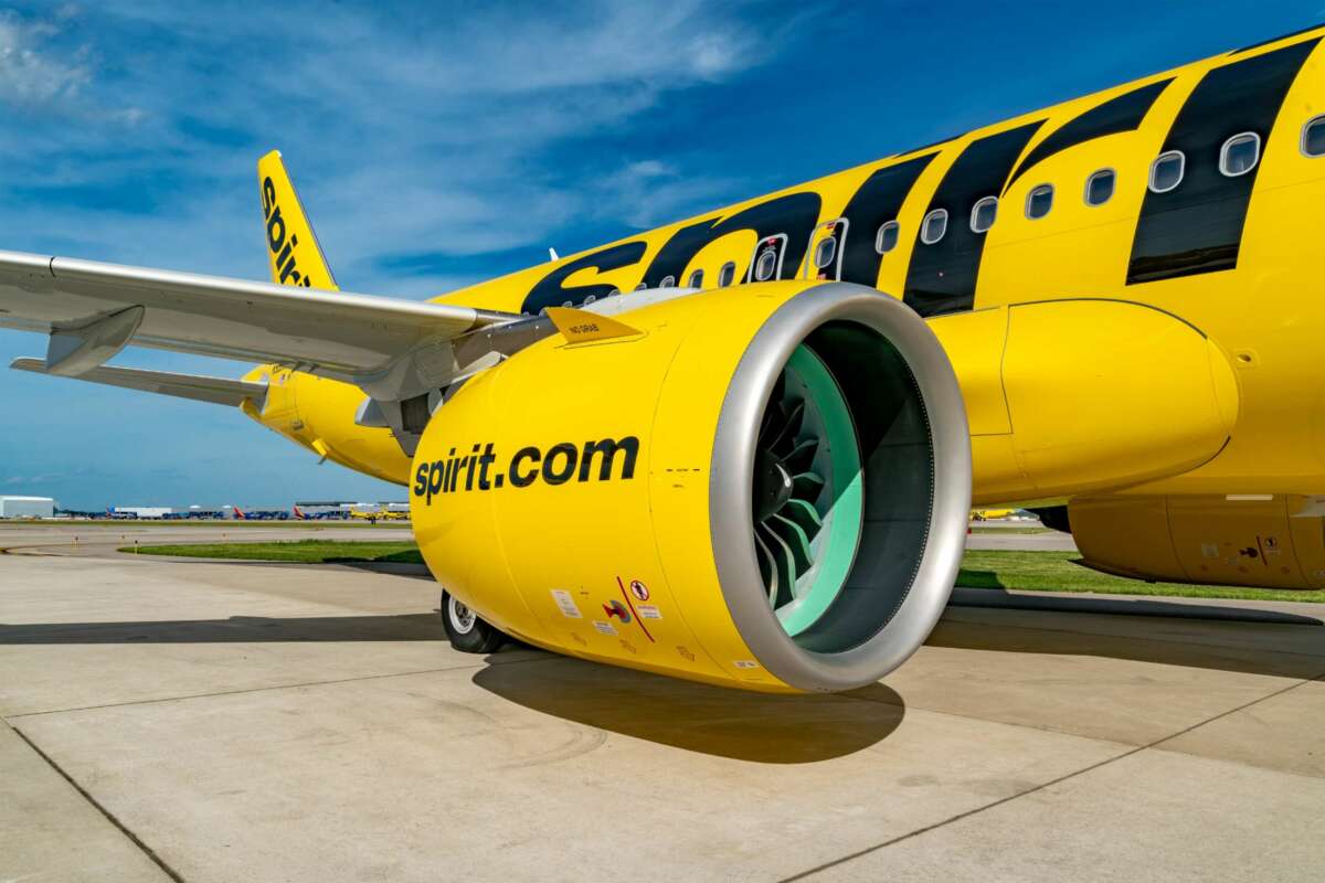 Un avión de Spirit Airlines. Foto: Spirit Airlines.