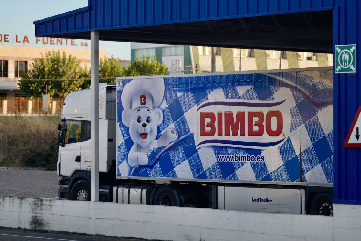Un camión de Bimbo
