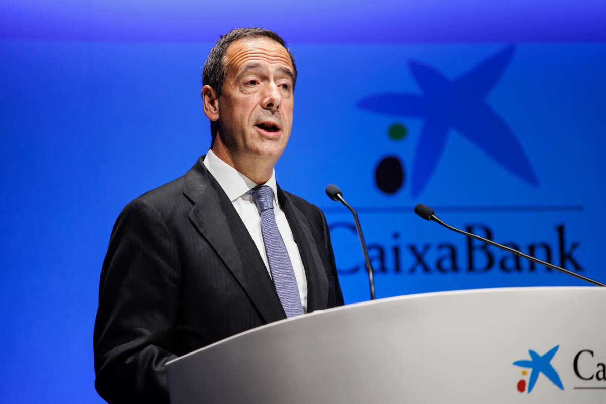 El consejero delegado de CaixaBank, Gonzalo Gortázar. Foto: Europa Press.
