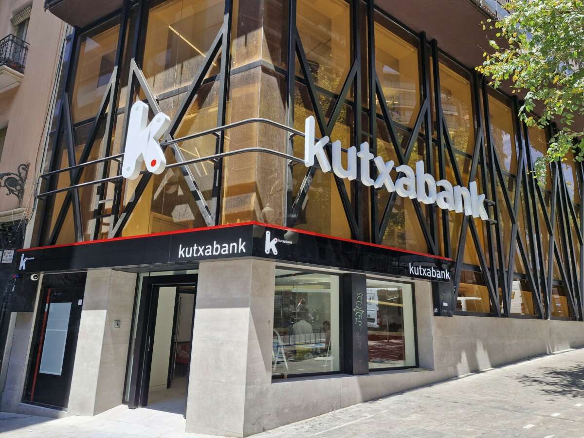 Oficina de Kutxabank. Foto: Europa Press.