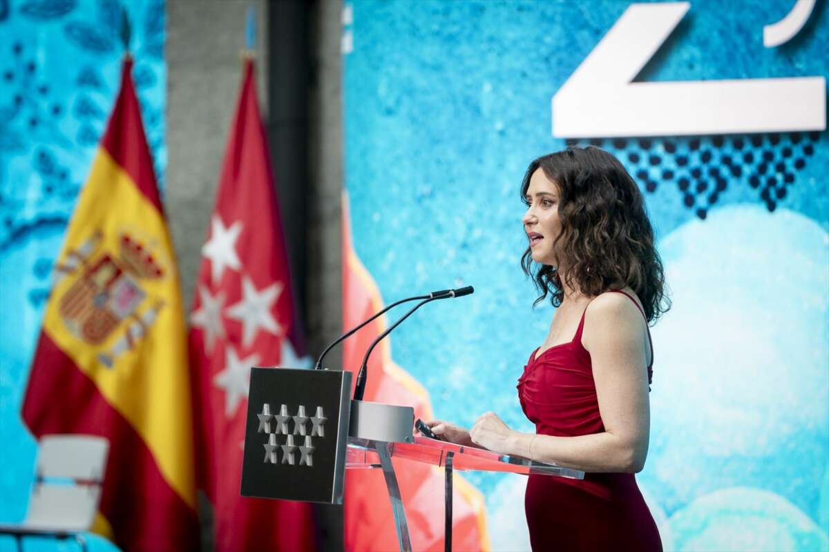 La presidenta de la Comunidad de Madrid, Isabel Díaz Ayuso. Foto: Europa Press.