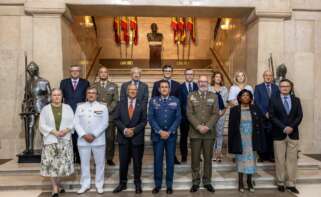 Foto de familia del acto. Foto: Servimedia.