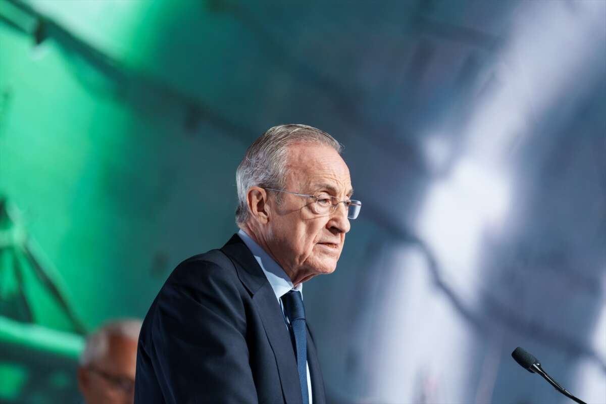 El presidente del Real Madrid, Florentino Pérez. Foto: Matias Chiofalo / Europa Press.
