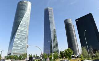 Vista de la torre de Moeve, a 23 de junio de 2026, en Madrid (España). Foto: Gustavo Valiente / Europa Press.