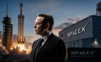 Montaje de Elon Musk y SpaceX. David Huete