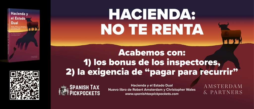 El libro presentado por Robert Amsterdam que figura en la pancarta 