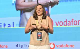 Julia Velasco, directora de Tecnología y Operaciones de Vodafone España, durante el DigitalES Summit 2026
