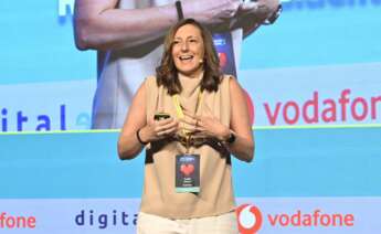 Julia Velasco, directora de Tecnología y Operaciones de Vodafone España, durante el DigitalES Summit 2026
