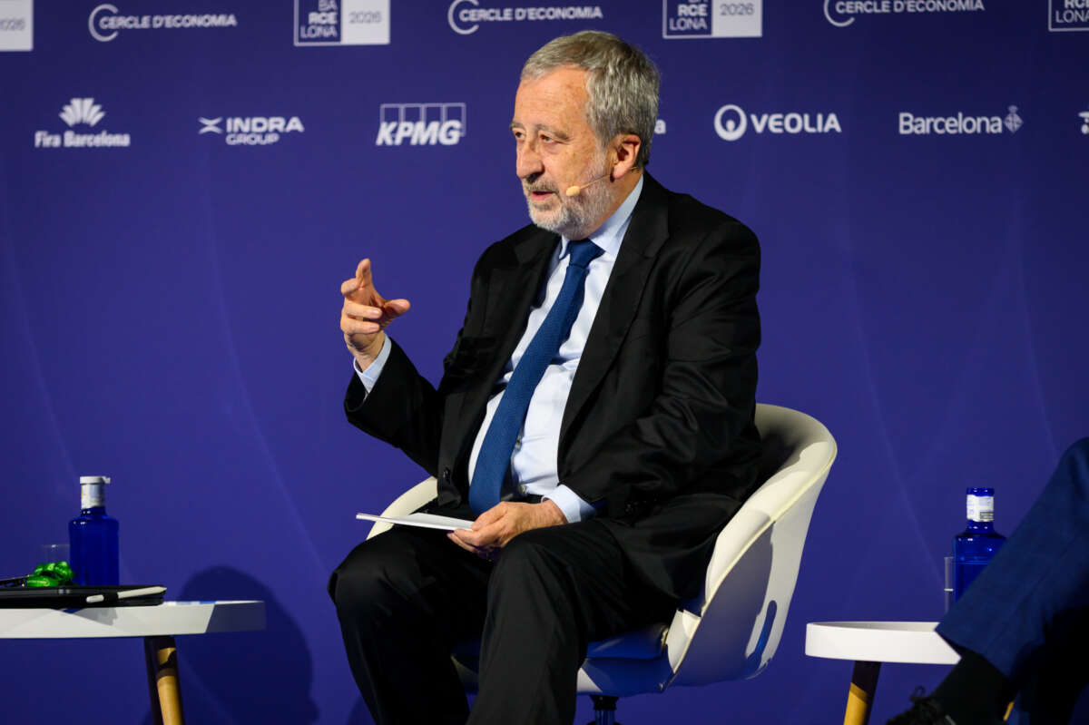 El presidente de CaixaBank, Tomás Muniesa. Foto: Cercle d'Economia.