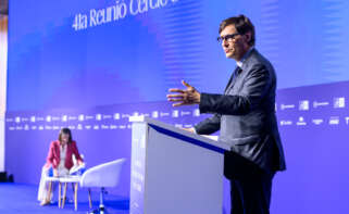 El presidente de la Generalitat de Catalunya, Salvador Illa. Foto: Cercle d'Economia.
