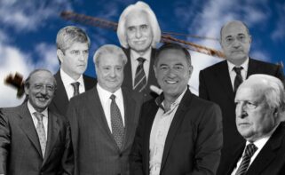 Rafael Santamaría, Fernando Martín, Francisco Hernando, Rafael Gómez, Trinitario Casanova, Jesús Ruiz, Román Sanahuja. Algunos de los 'señores del ladrillo' que aparecen en la lista de mayores morosos de Hacienda.