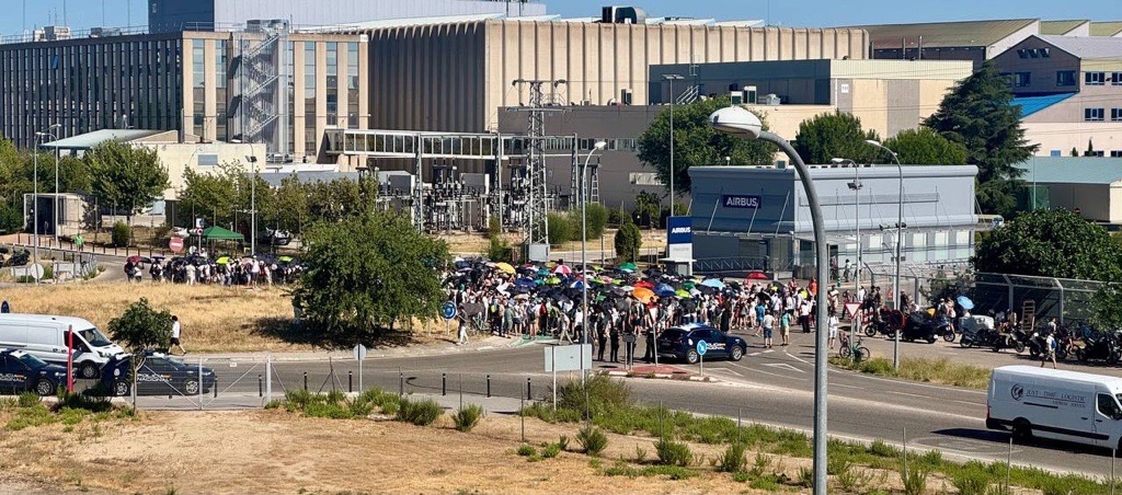 Airbus huelga Getafe