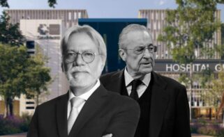 Luis Amodio (OHLA) y Florentino Pérez (ACS)