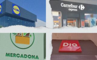 Mercadona. Lidl. Carrefour. Dia.