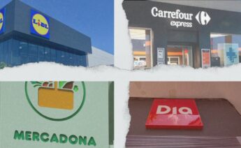 Mercadona. Lidl. Carrefour. Dia.