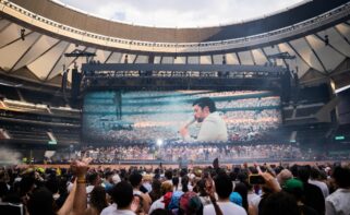 Uno de los conciertos de Bad Bunny en el Riyadh Air Metropolitano. Atlético de Madrid