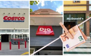 Costco. Dia. Mc Donald's.