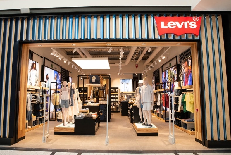 Una tienda de Levi's. Foto: Centro Valle Real.