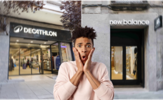 New Balance acusa a Decathlon de plagio. Montaje elaborado por Economía Digital.