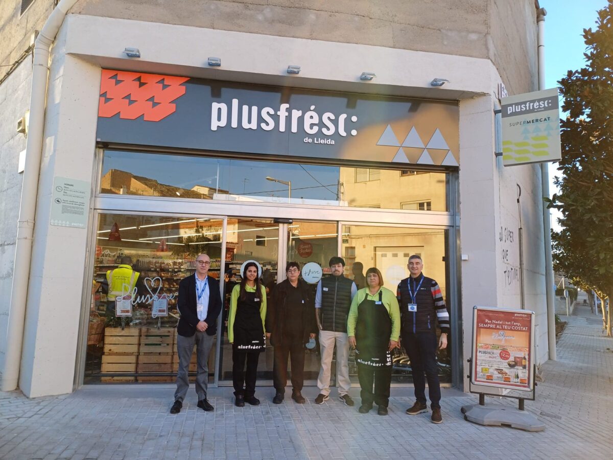 Tienda de Plusfresc en Golmés. Foto: Plusfresc.