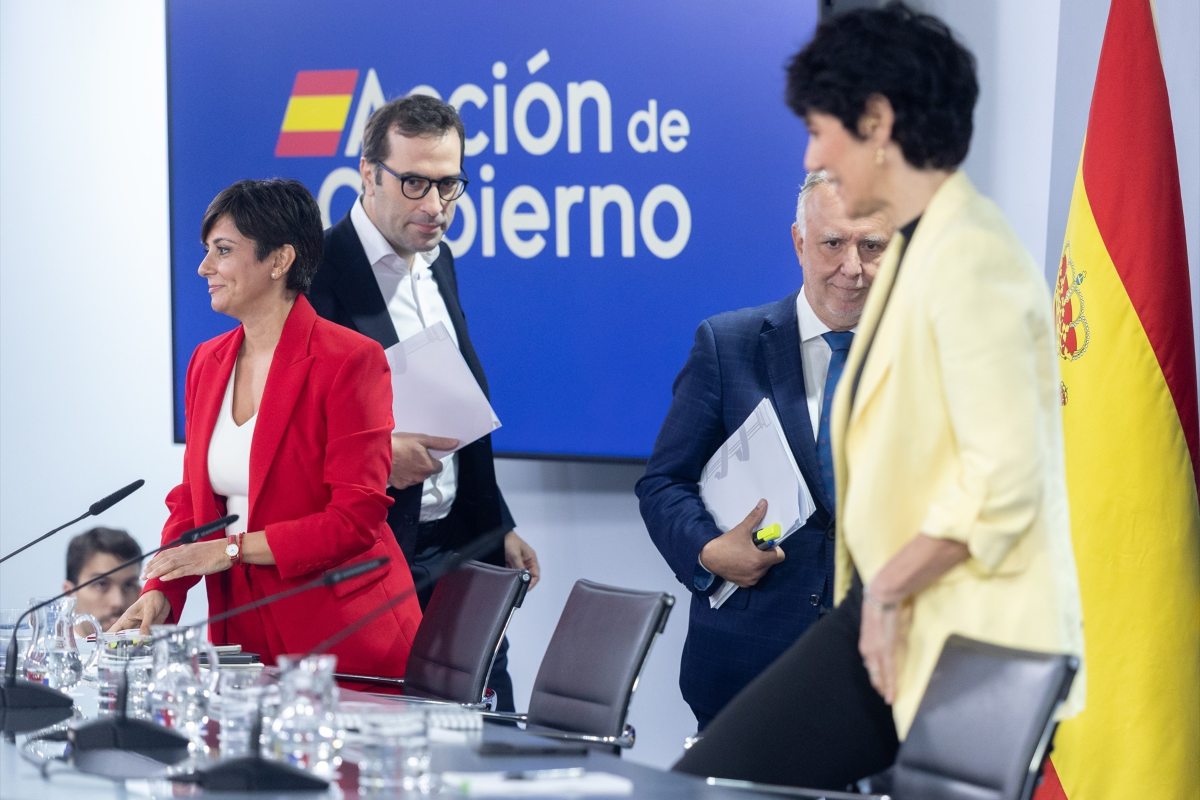 Rueda de prensa posterior al Consejo de Ministros, a 29 de septiembre de 2026, en Madrid