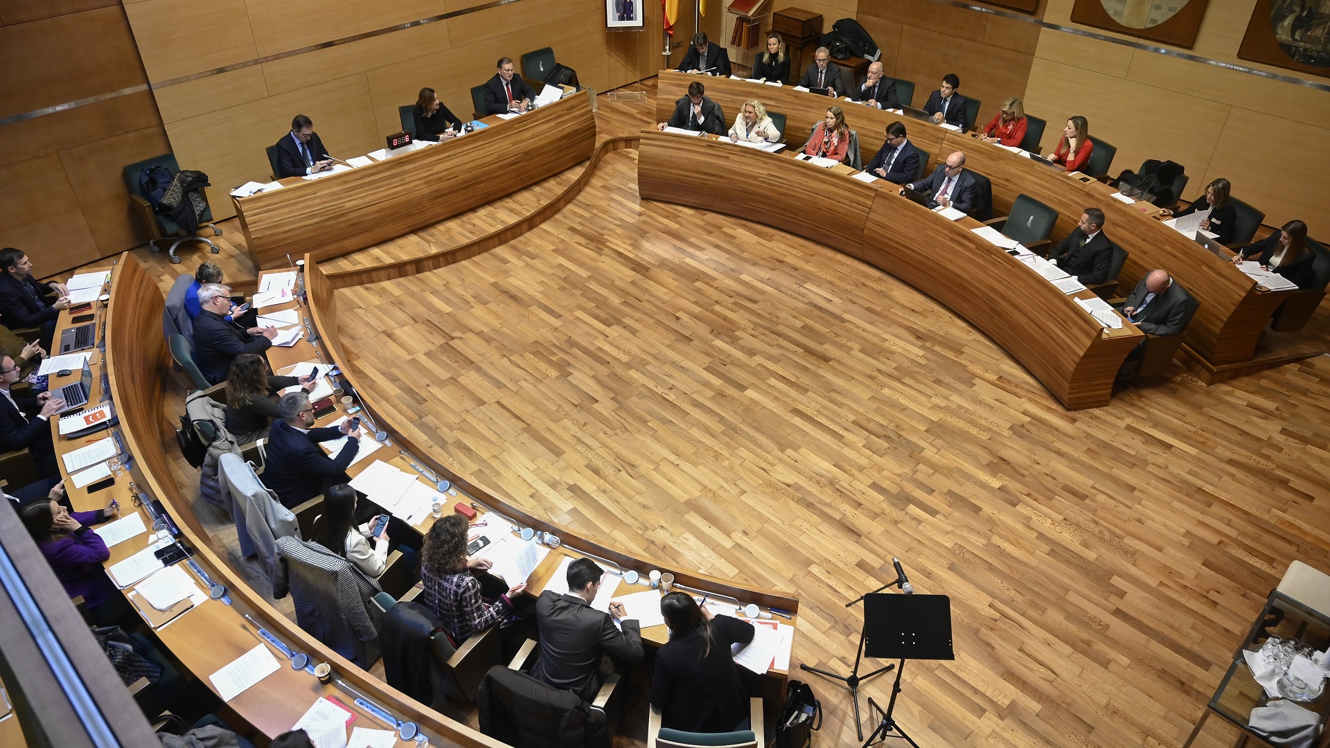 Sesión plenaria del Ayuntamiento de Valencia.