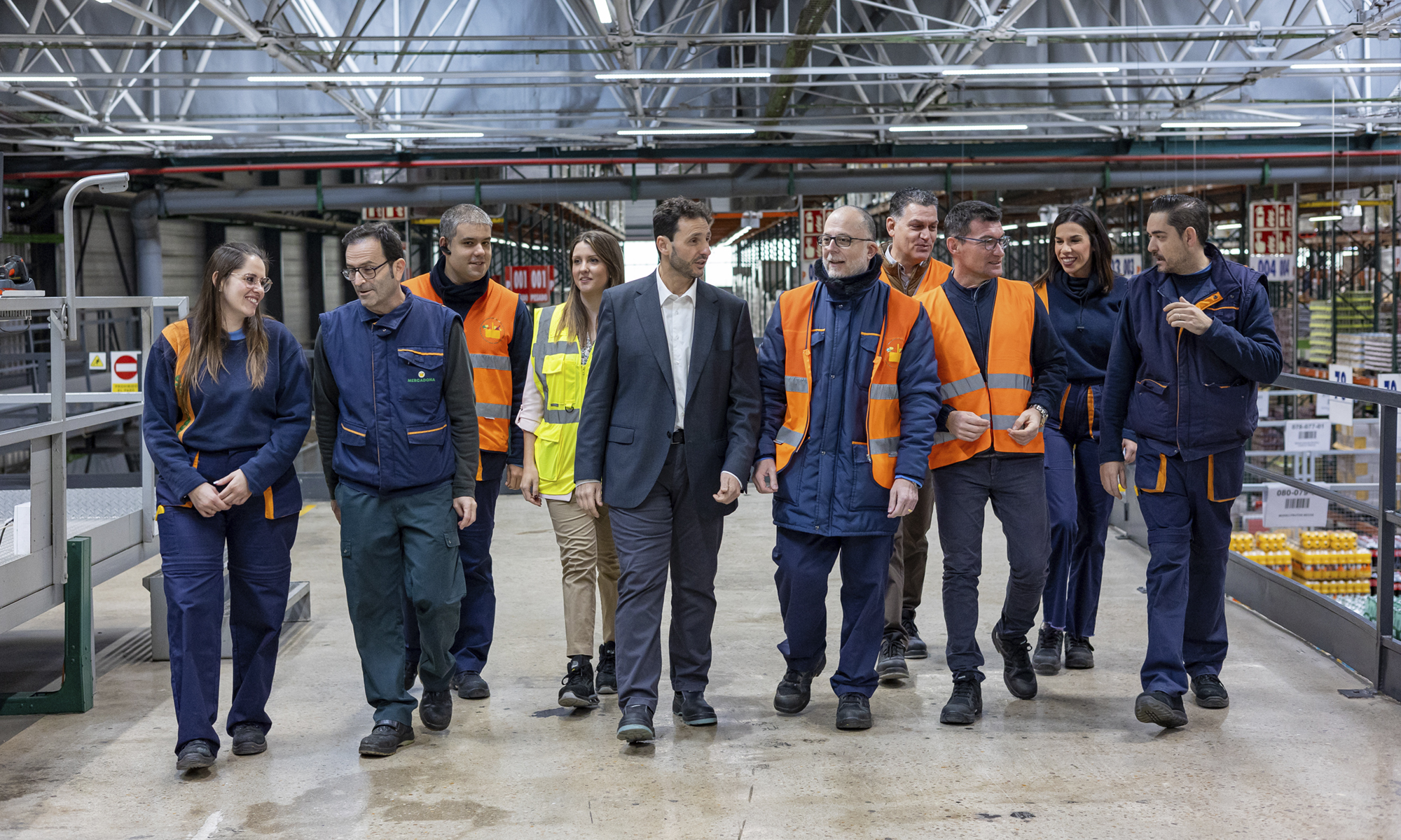 Trabajadores del bloque logístico de Ribarroja