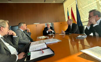 Reunión entre la Generalitat Valenciana y representantes de ThyssenKrupp. Foto: Generalitat Valenciana.