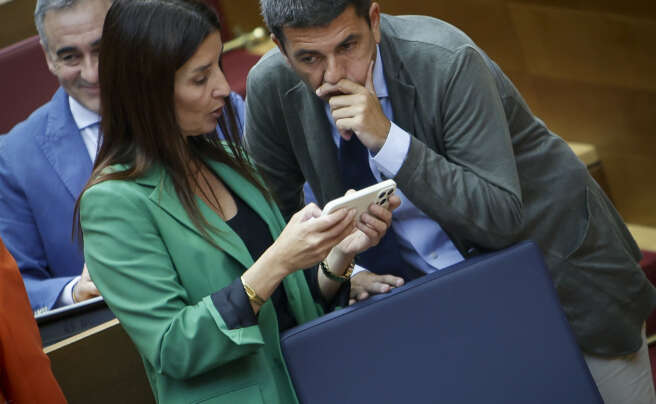 Ruth Merino con Carlos Mazón