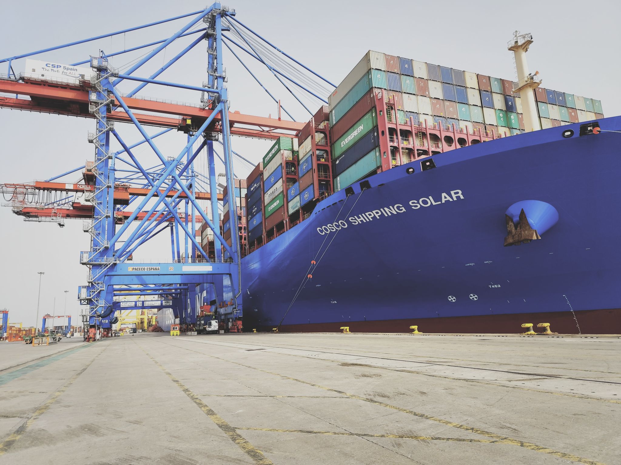 Terminal de Cosco en Valencia