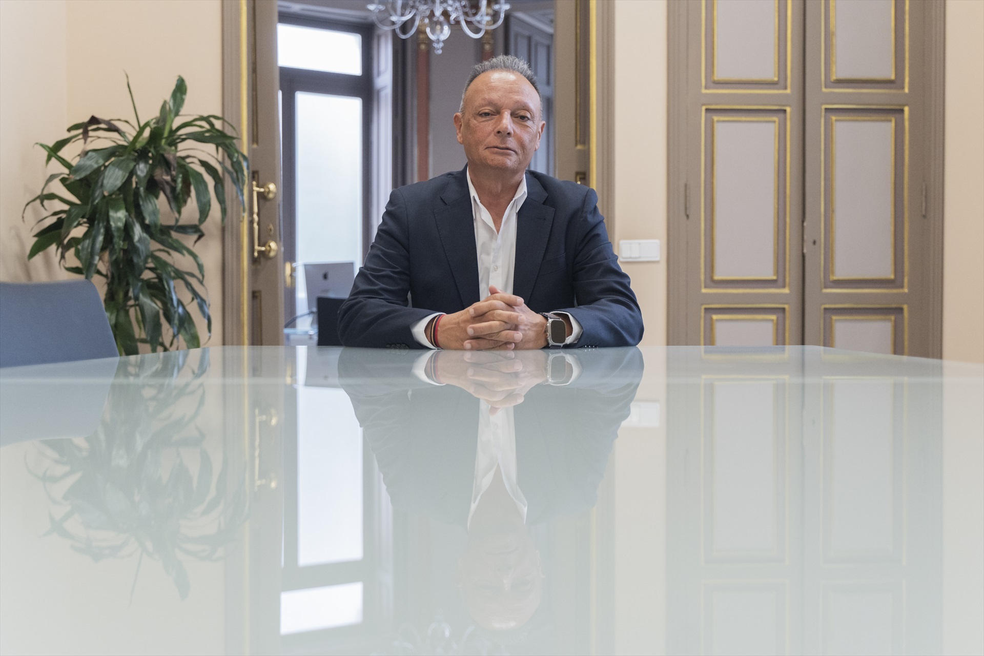 El presidente de la CEV, Salvador Navarro