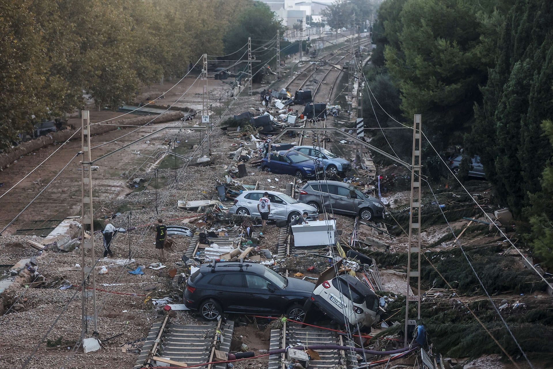 Efectos de la DANA en el municipio de Alfafa. Foto: Rober Solsona / Europa Press