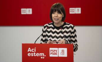 La secretaria general del PSPV-PSOE y ministra de Ciencia, Innovación y Universidades, Diana Morant, ofrece una rueda de prensa en la sede del PSPV-PSOE, a 16 de noviembre de 2024, en Valencia, Comunidad Valenciana (España). Durante su comparecencia, Morant ha valorado la situación política de la Comunidad Valenciana tras los efectos de la DANA. Jorge Gil / Europa Press 16 NOVIEMBRE 2024;PSPV;PSOE;DANA;TEMPORAL;VALORAR;POLÍTICA 16/11/2024