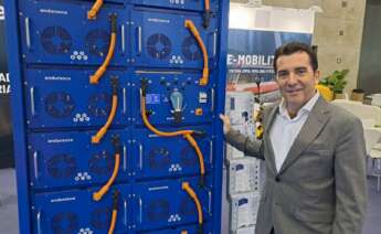 Presentación de las baterías estacionarias de Endurance por parte de su presidente y cofundador, Ander Muelas, en el eMobility Congress