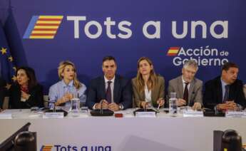 Pedro Sánchez preside la Comisión Interministerial sobre la DANA en Valencia. Rober Solsona / Europa Press