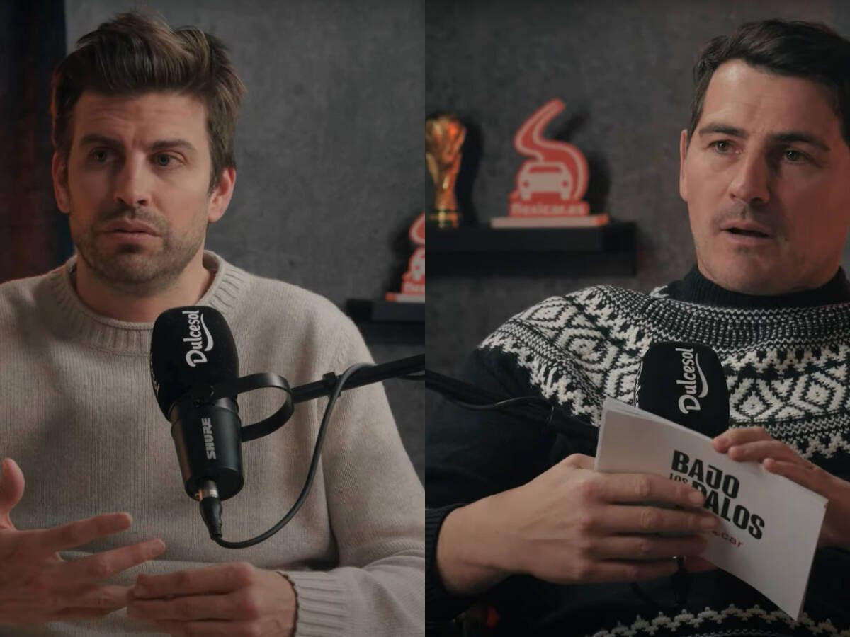 El podcast de Iker Casillas, Bajo los Palos, en el que aparece el logotipo de Dulcesol (Vicky Foods)