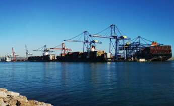 Imagen del puerto de Valencia
