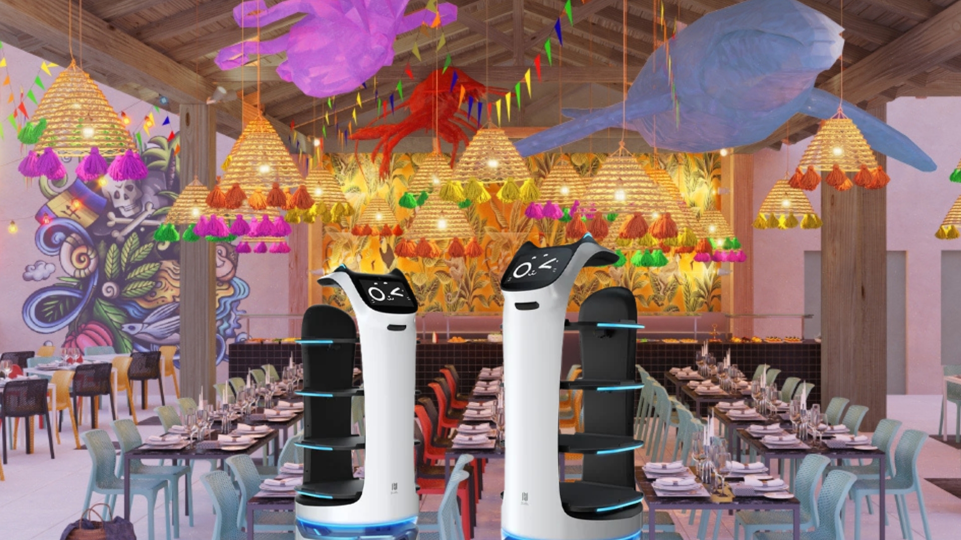 Magic Pirates island con robots