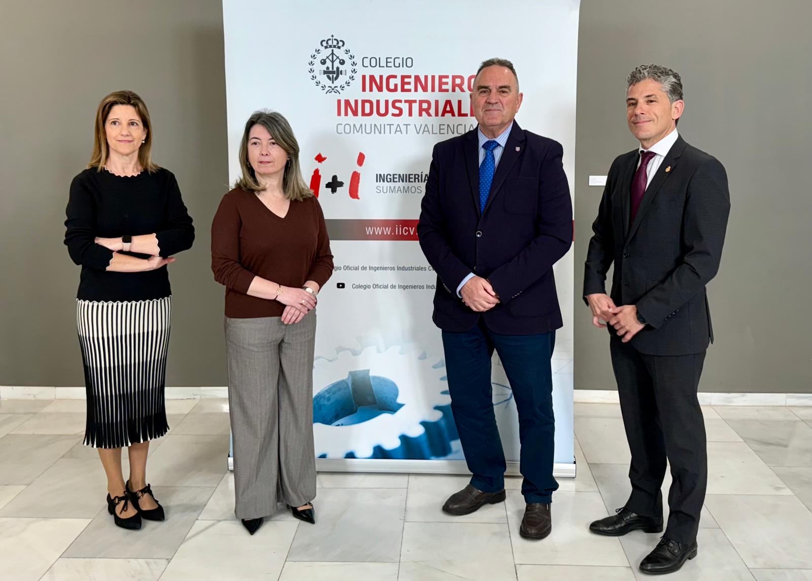 El vicepresidente Francisco Gan Pampols, en la jornadas ‘Ingeniería en tiempos de DANA’, organizadas por el Colegio de Ingenieros Industriales de la Comunitat Valenciana