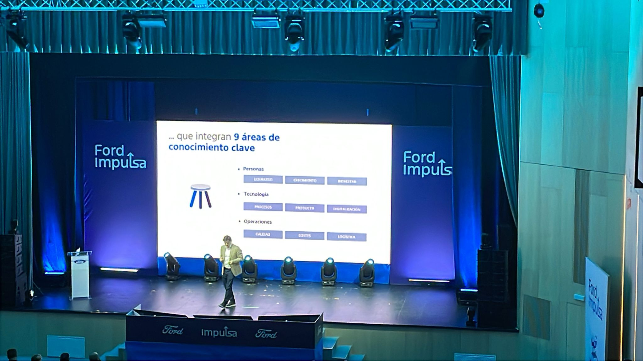 Eduardo Guillamón, director de Recursos Humanos de Ford Almussafes, durante el evento Ford Impulsa
