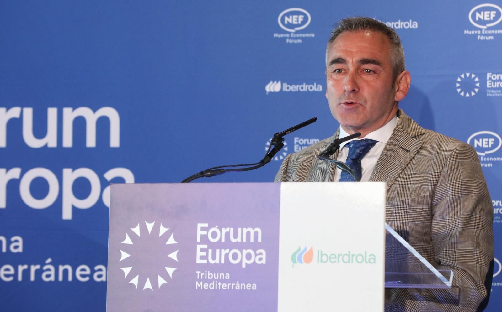 Miguel Barrachina, consellera de Agricultura, Agua, Ganadería y Pesca, durante su intervención en Forum Europa