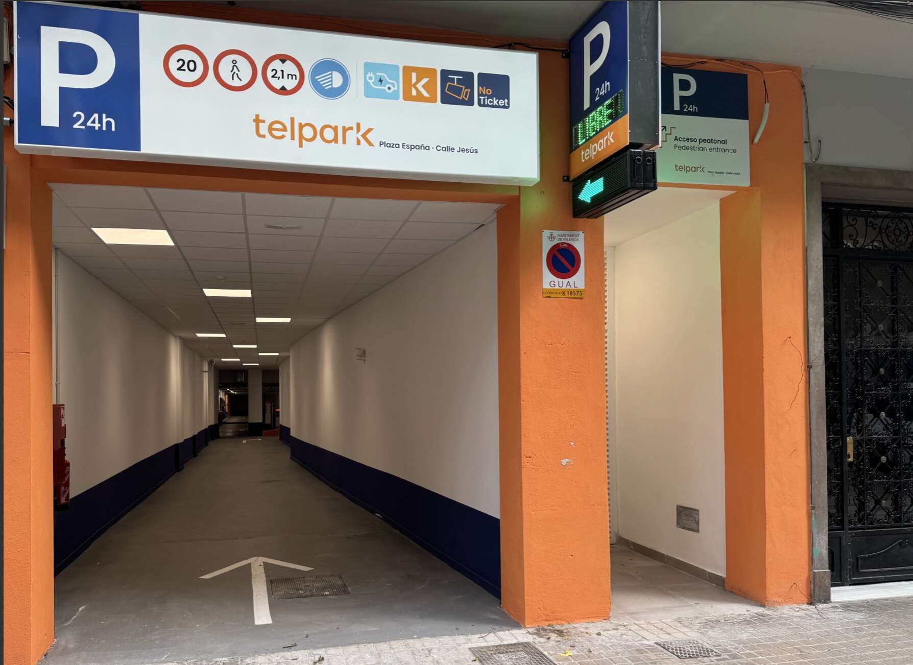 Nuevo parking inaugurado en Valencia por Telpark