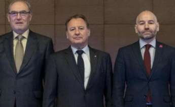 Vicente Nomdedeu, Ismael García y Alberto Echavarría, de Ascer