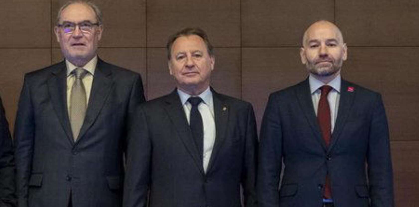 Vicente Nomdedeu, Ismael García y Alberto Echavarría, de Ascer