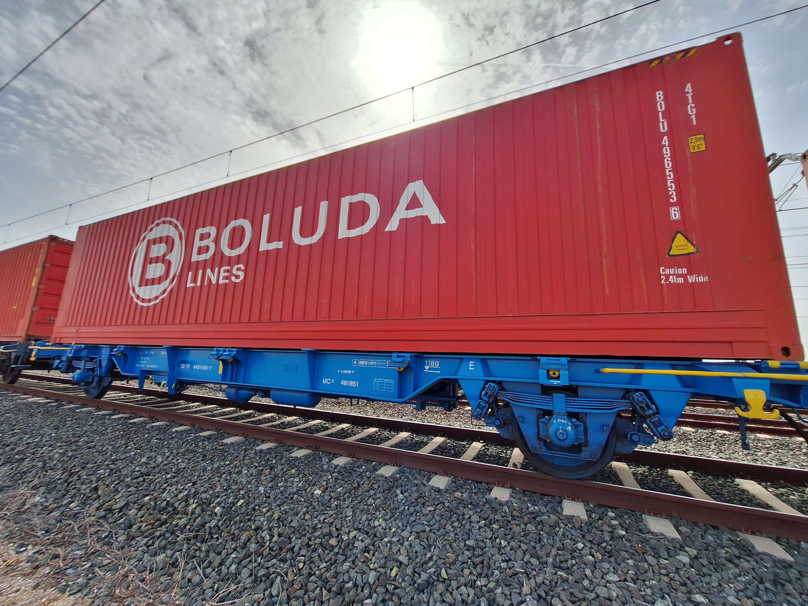 Transporte ferroviario de Boluda Shipping