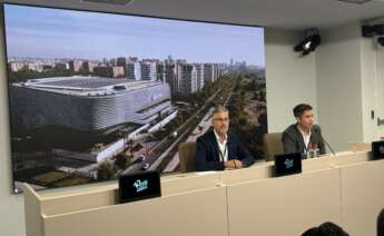Víctor Sendra, director general del Roig Arena, en rueda de prensa.