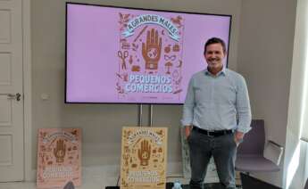 Rafa Torres, en la presentación de la campaña: "Grandes males, pequeño comercio"