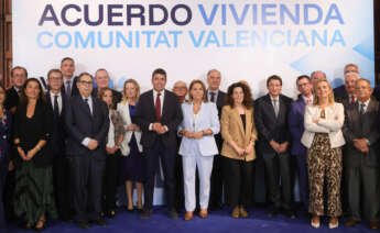 Firmantes del pacto de la vivienda