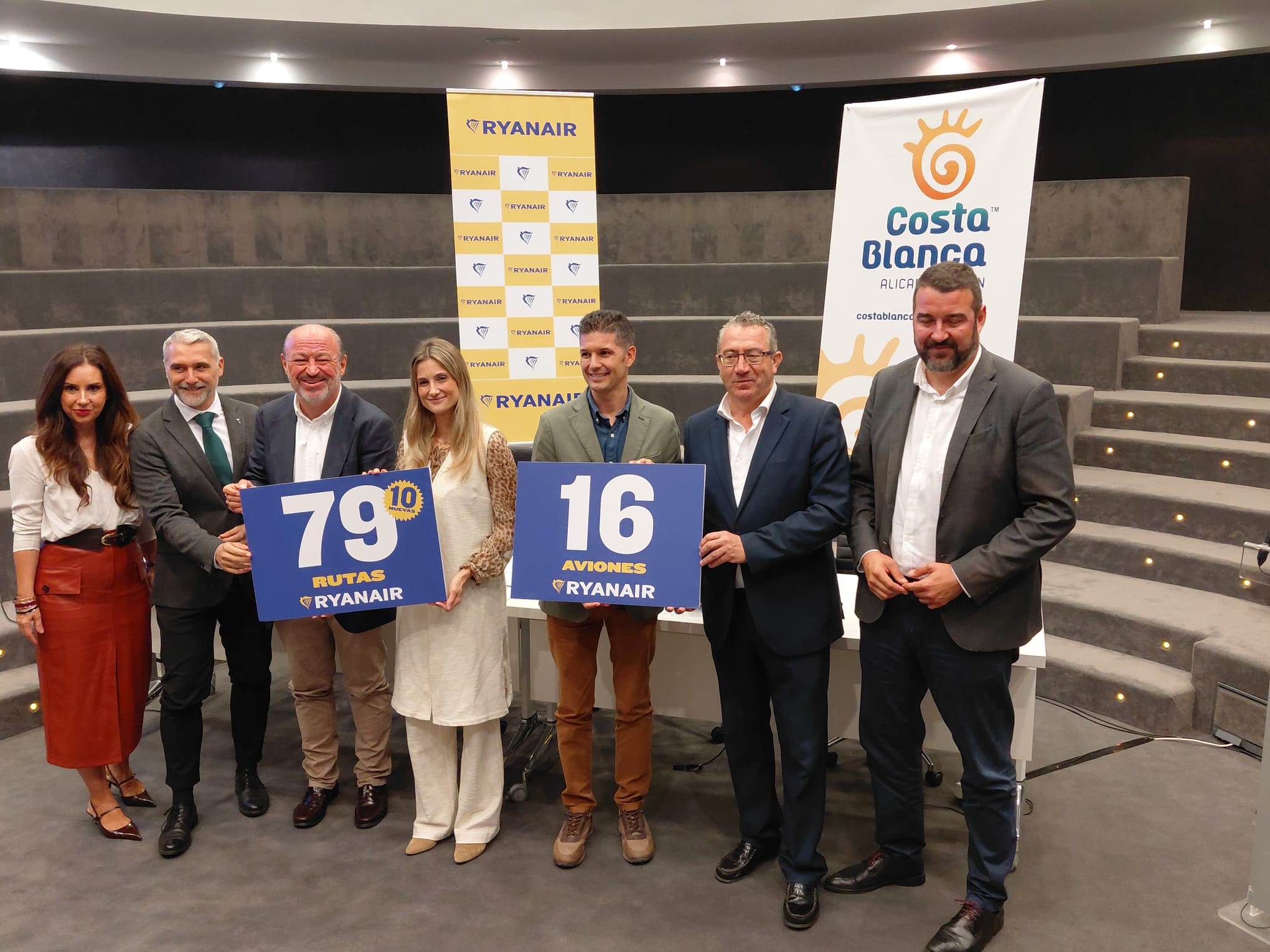 Presentación de la nueva temporada de invierno de Ryanair en Alicante